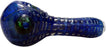 4" Clear Spoon w/ Air Bubbles & Coloring