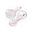 3.5" Thick Clear Spoon w/ Color Stripes