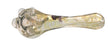 Mini Silver Squiggles - 3" Mini Spoon w/ Silver Fumed