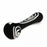 Red Eye Glass 4" Black Hole Hand Pipe