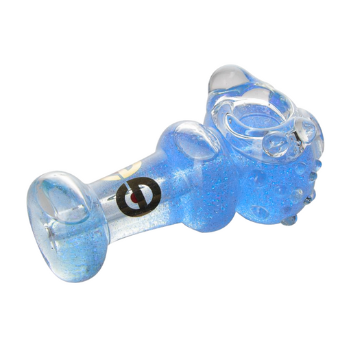4" Cheech Glitter Handpipe - Blue