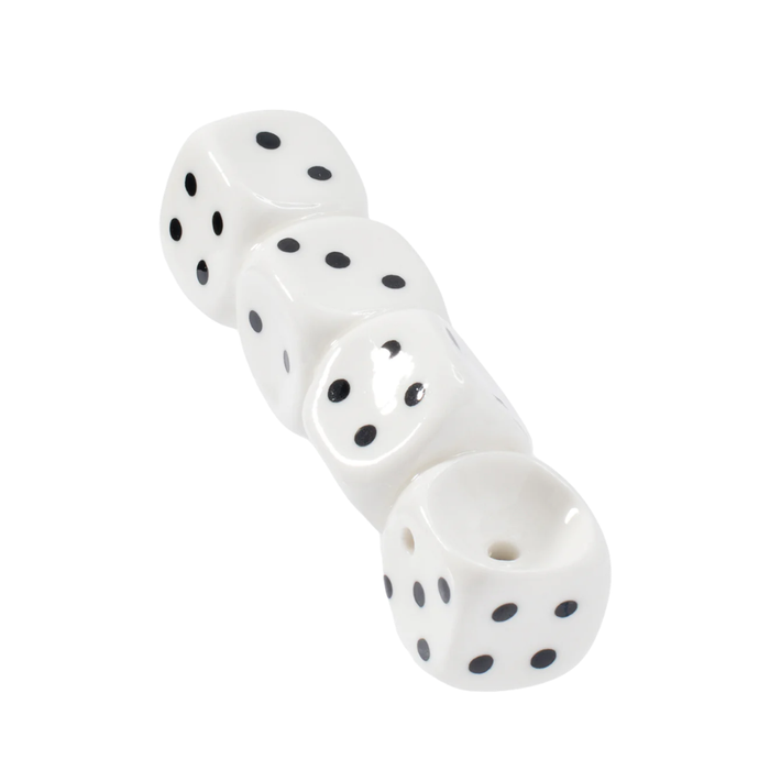 3.5" Wacky Bowlz Stacked Dice Pipe
