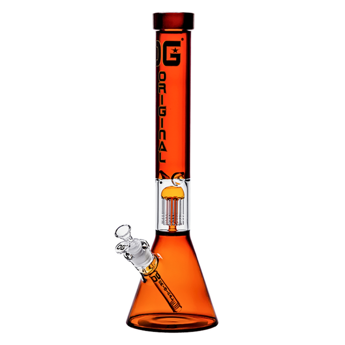 18" 5mm OG Original Colored Tree Perc Beaker