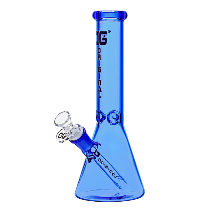 10" 5mm OG Original Classic Coloured Beaker (Pink)