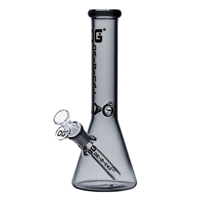 10" 5mm OG Original Classic Coloured Beaker (Pink)