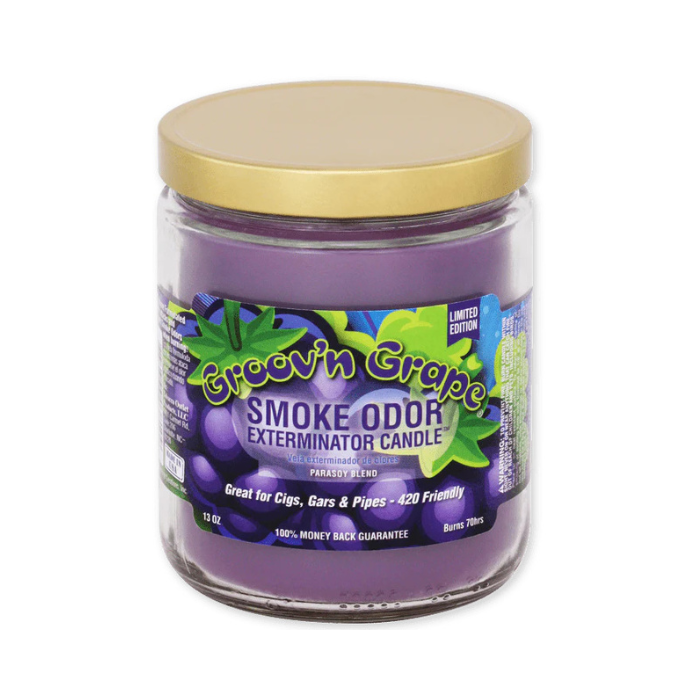 Smoke Odor Exterminator Candle - Groov'n Grape