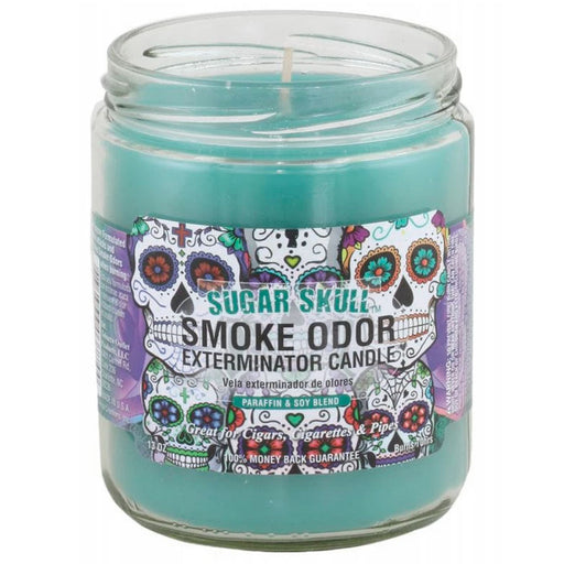 Smoke Odor 13oz Candle - Sugar Skull