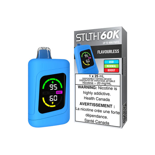 STLTH 60K DISPOSABLE - FLAVOURLESS [New Brunswick]