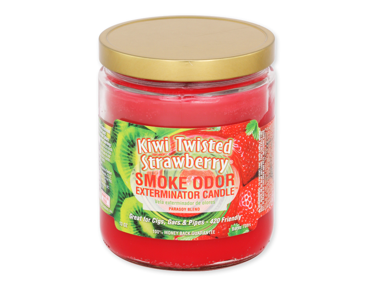 Smoke Odor 13oz Candle - Kiwi Twisted Strawberry