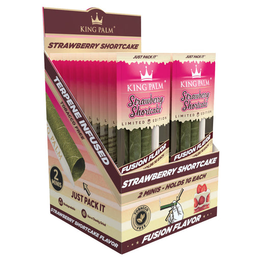 King Palm Mini Pre-Roll Pouch, 2 per pack - Strawberry Shortcake