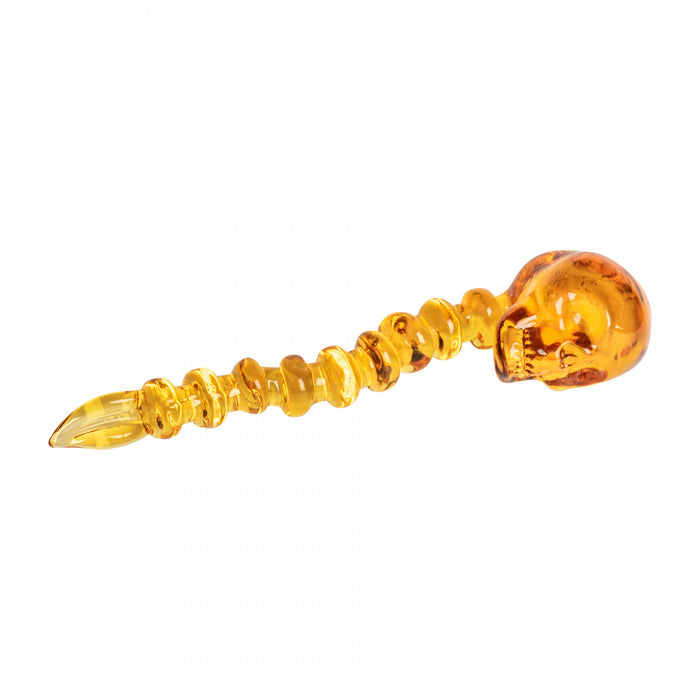 Red Eye Glass Clear Skeleton Dabber