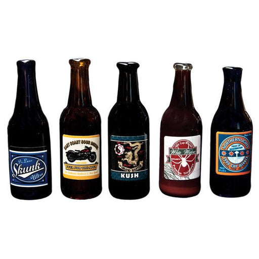 Red Eye Glass Beer Bottle One Hitters Hand Pipe