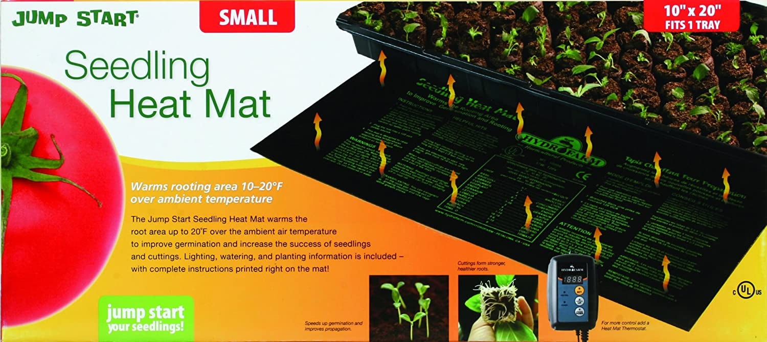 Hydrofarm Jump Start Seedling Heat Mat 9" X 19.5