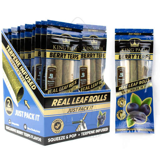 King Palm Mini Pre-Roll Pouch, 2 per pack Berry Terps - EACH