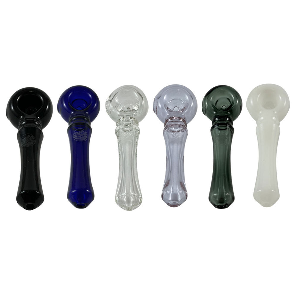 Nami Glass Spoon with Frosted Decal