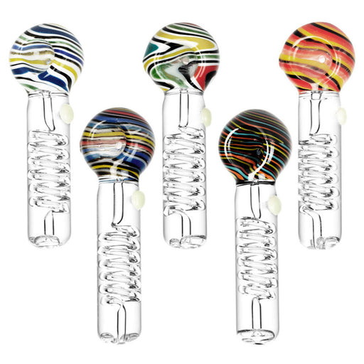 Pulsar 5" Glycerine Coil Spoon - Assorted Colours