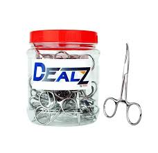 Silver Hemostat Roach Clip