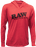 Raw Lightweight Slim Hoodie Red