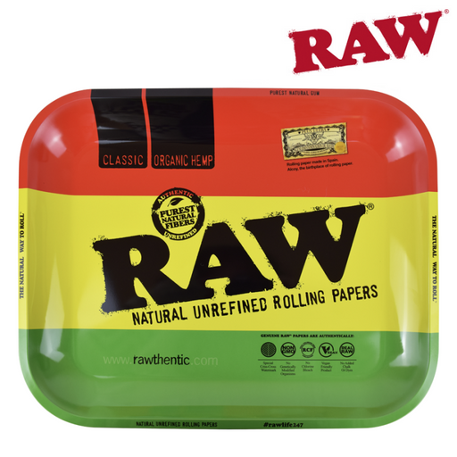RAW Rasta Rolling Tray