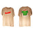 Raw Organic Men's Tan Short Sleeve T-Shirt