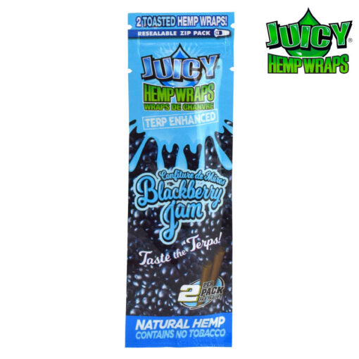 Juicy Terp Enhanced Hemp Wraps - Blackberry Jam