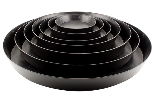 Gro Pro® Heavy-Duty Black Saucers 16"
