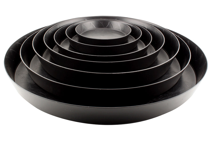 Gro Pro® Heavy-Duty Black Saucers 16"