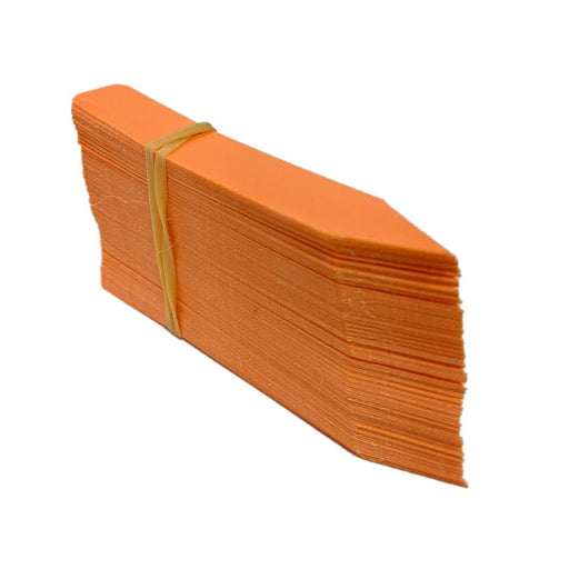 Plant Stake Labels Orange 4"x5/8"