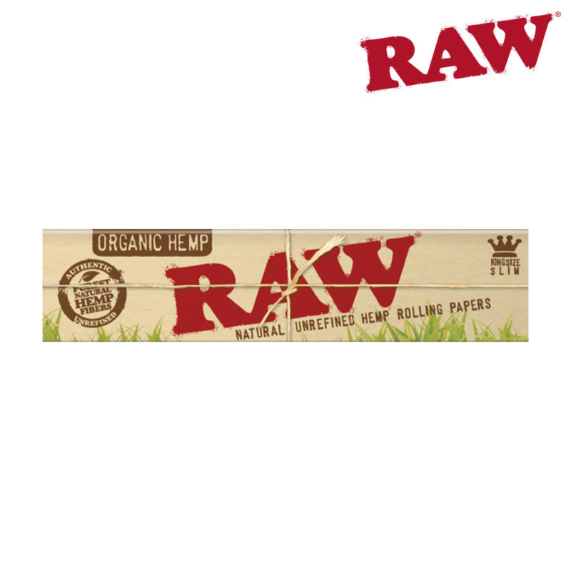 Raw Organic Hemp Kingsize Slim