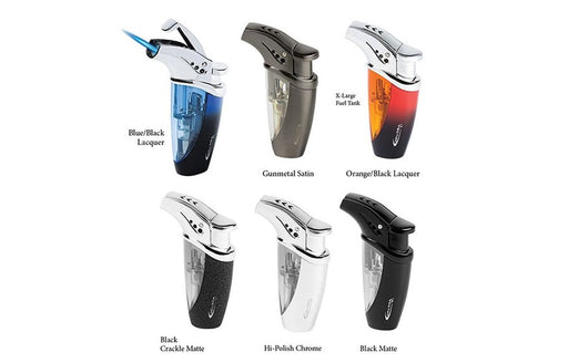 Vector Volt Single-Flame Angled Jet Torch - Assorted Colors