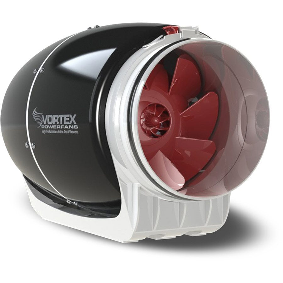 Vortex Fan S-Line Inline Fan 6" 115V 340 CFM