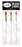 Randy's Nylon & Galvanized Steel Cleaning Brush Set of 3 - 7" Long (3/16", 1/4", 3/8" Width) - Rasta